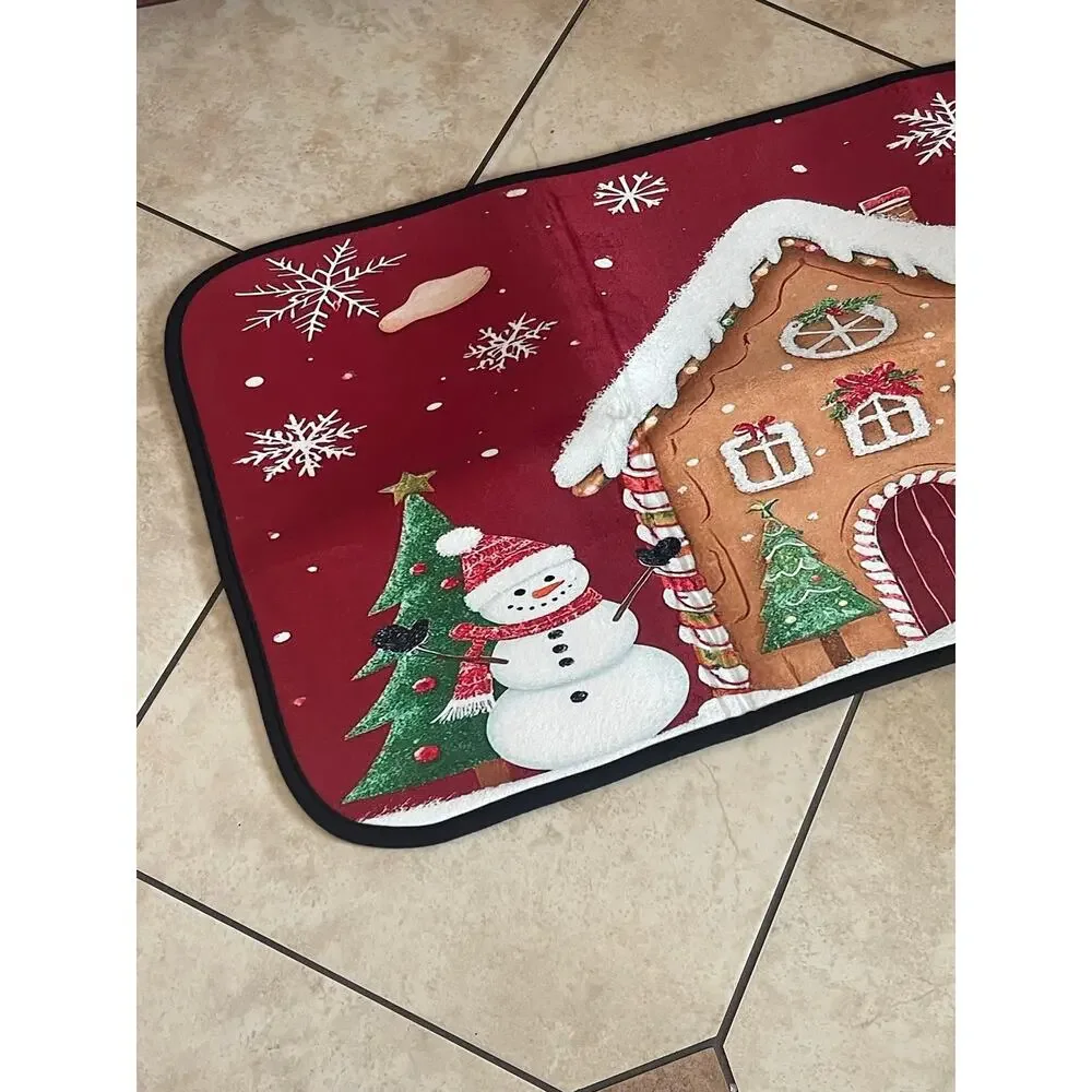 Christmas Winter Kitchen Rug 20 X 39”